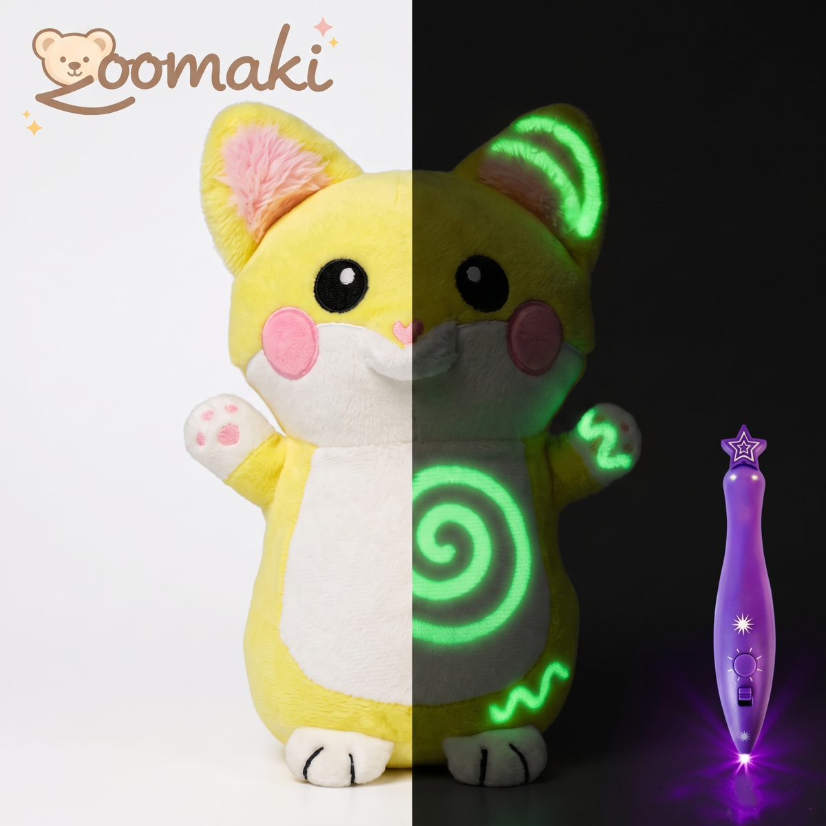 Zoomaki® Święcące Pluszaki