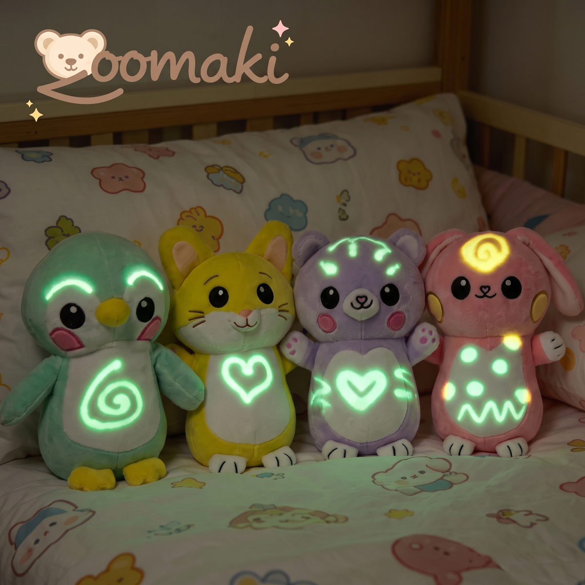 Zoomaki® Święcące Pluszaki